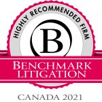 Highly Recommended Firm 2021 - Benchmark Canada