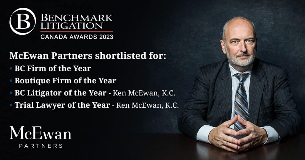 Benchmark Litigation Canada Awards 2023 shortlist