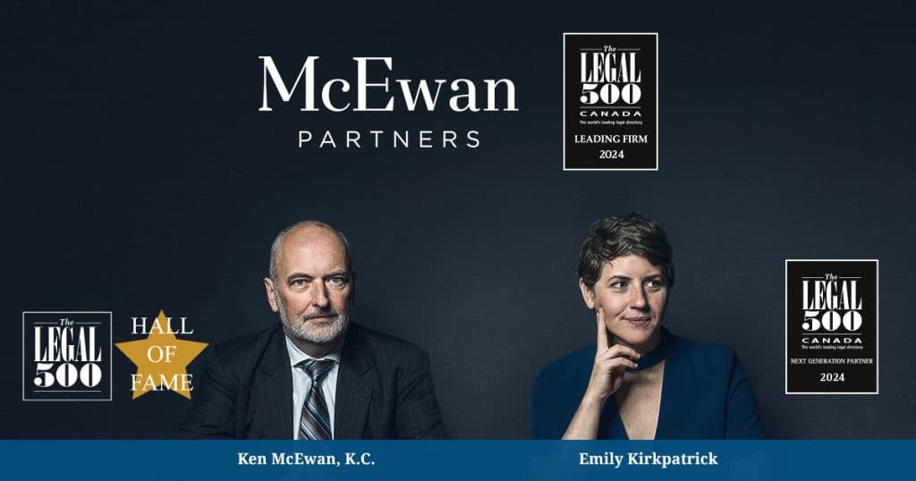 The Legal 500 Canada 2024 – McEwan Partners