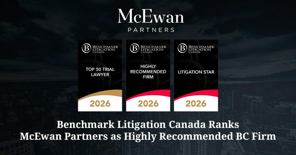 Benchmark Litigation Canada recognition badges