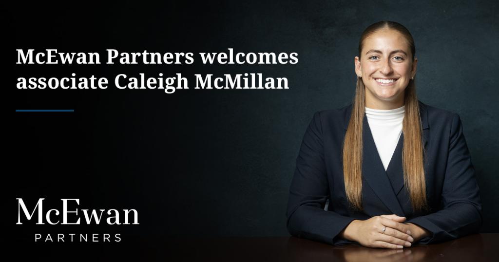 Welcome Caleigh McMillan